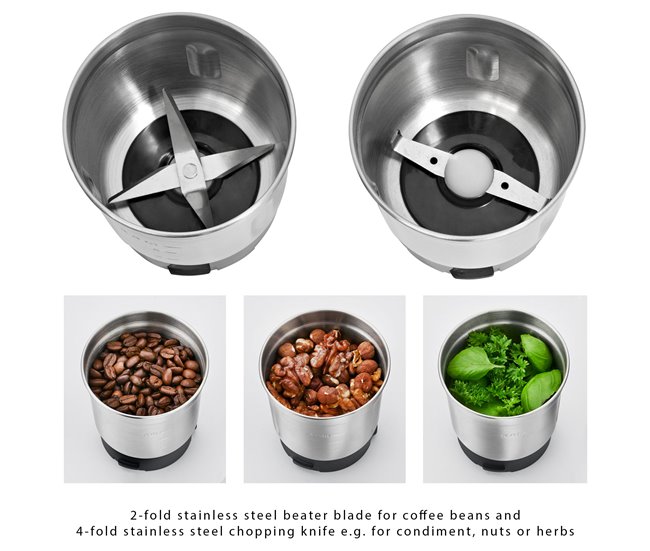 Moinho de Café Proficook KSW 1021 Prata
