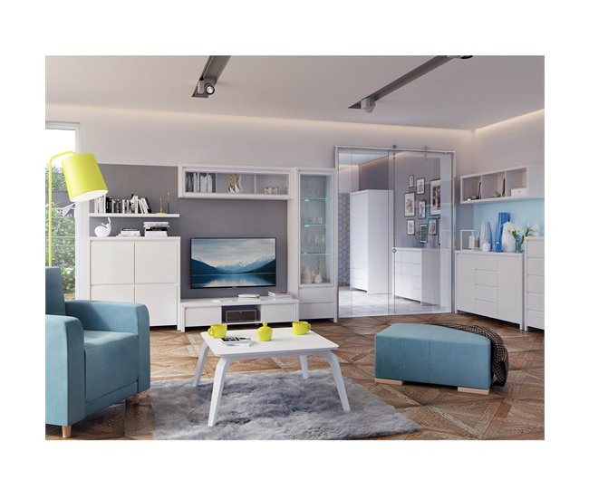 Aparador de 4 portas Soren 105 Branco