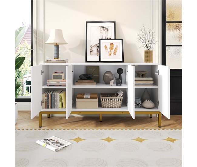 Aparador com 4 portas Branco