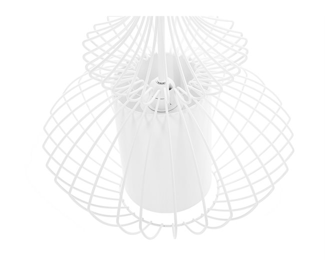 Beliani Candeeiro de tecto KOLVA Branco