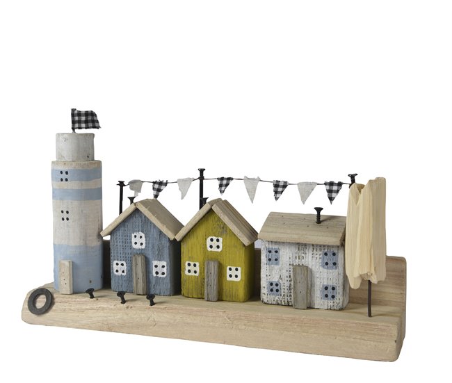 Figura CASAS MADERA marca DECORIS Multicor