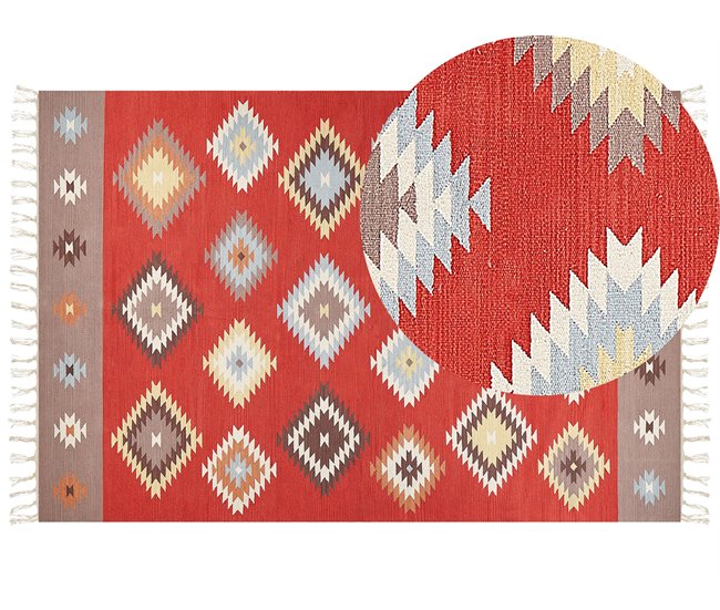 Beliani Kilim LORUT 200x300 Multicor