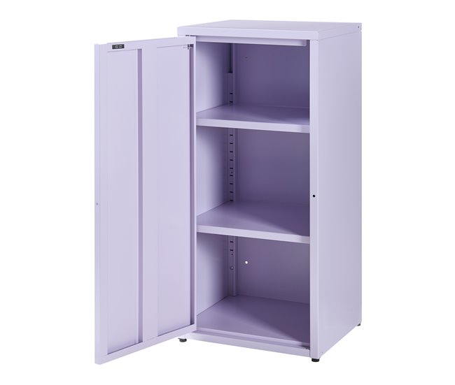 Armário de escritório Burlöv aço Violeta