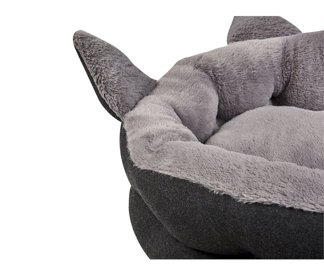 Beliani Cama para mascotas KEPEZ Cinza Escuro