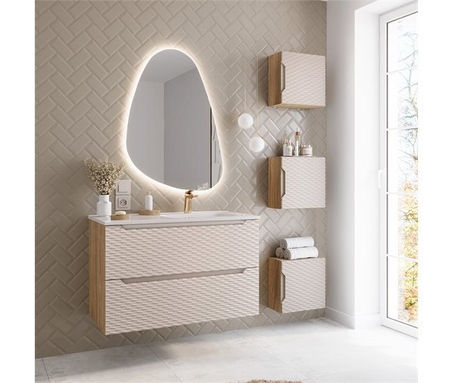 Armário mural de 1 porta Elora 35 Madeira