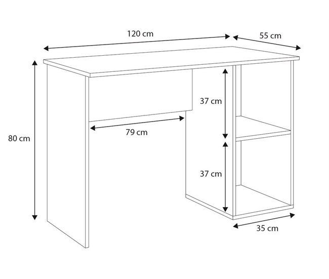 SECRETARIA TAKO 120x80 Branco