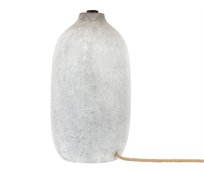 Beliani Candeeiro de mesa MATILDE Cinza