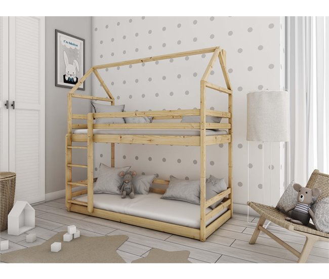 ESTRUTURA CAMA INFANTIL AXEL 88x168 Bege