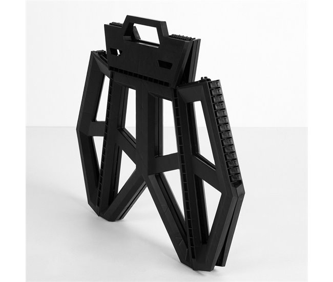 Aktive Taburete plegable camping extraresistente Preto