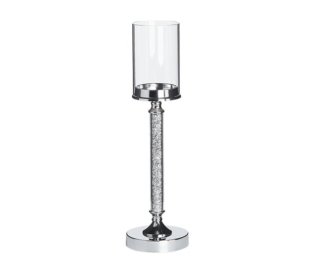 Beliani Candelabro ABBEVILLE Cinza
