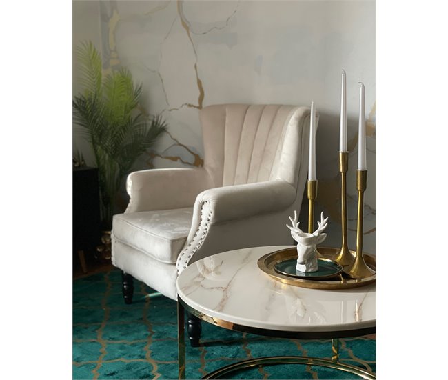 Beliani Candelabro ZIMBABWE Dourado