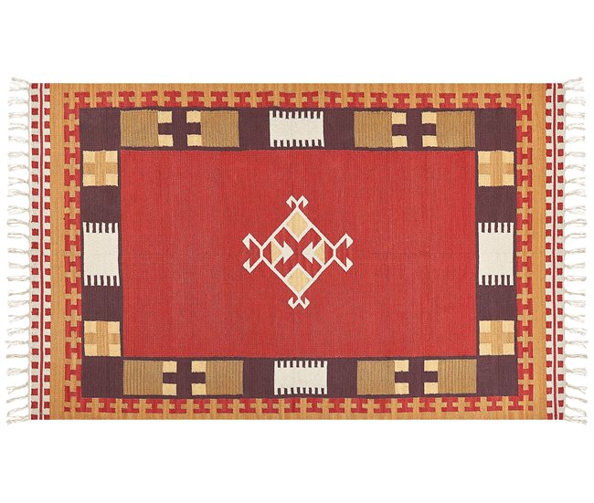 Beliani Kilim PARAKAR 140x200 Multicor