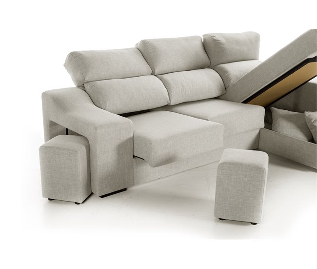 Chaise longue LUCIA IV Cinza Claro
