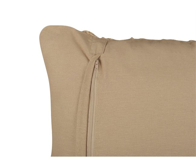 Beliani Almofada decorativa COLLOMIA Bege