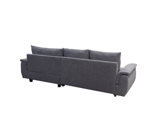 Chaise longue com cama FOCUS Cinza Escuro