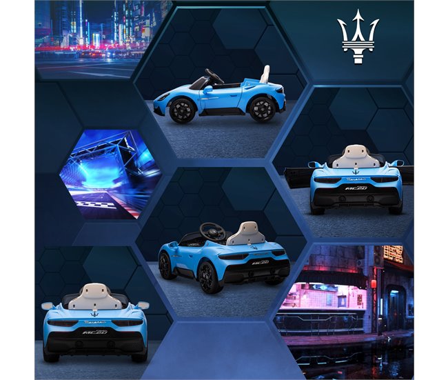 Carro Elétrico para Crianças Plástico e Metal AIYAPLAY Azul