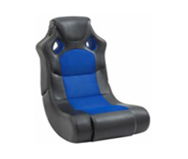 Cadeira GAMER com altifalante azul e preto Azul/ Preto