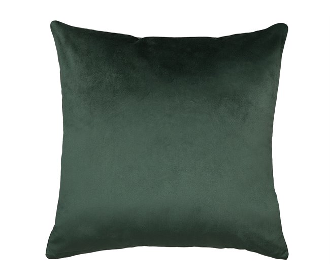 Beliani Almofada decorativa BELLEROSE Verde Escuro