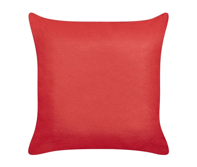 Beliani Almofada decorativa GINGERBREAD Vermelho
