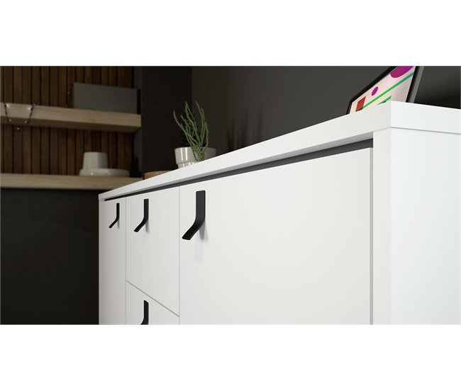 Aparador 2 portas e 2 gavetas RY Branco