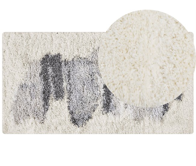 Beliani Shaggy (pelos longos) MASIS 80x150 Cinza Escuro