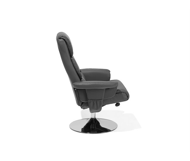 Beliani Cadeira de massagem LEGEND Cinza