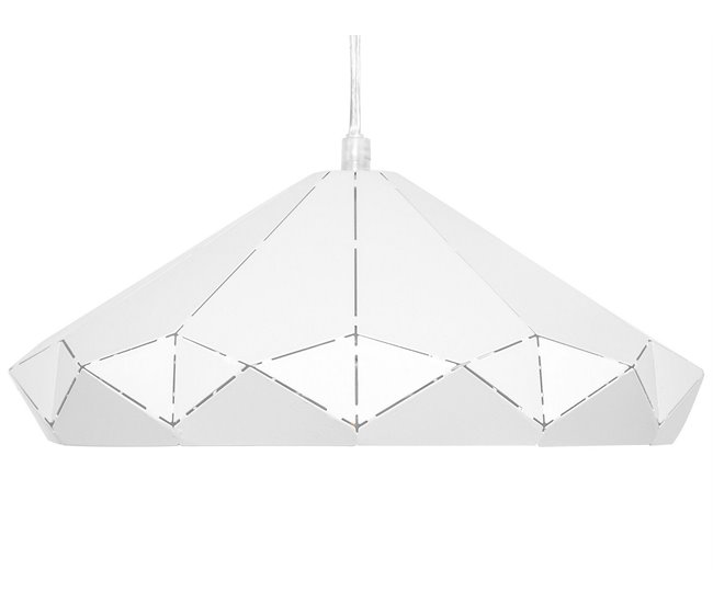 Beliani Candeeiro de tecto NEVOLA Branco
