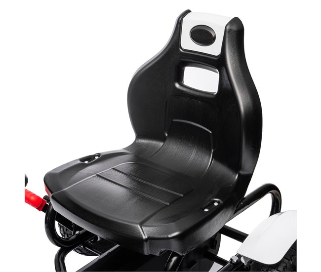 Kart a Pedais PP e Metal HOMCOM Branco