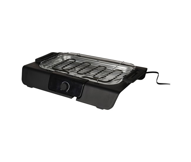 Churrasqueira Elétrica Well Home com Termostato Ajustável e Segurança Preto
