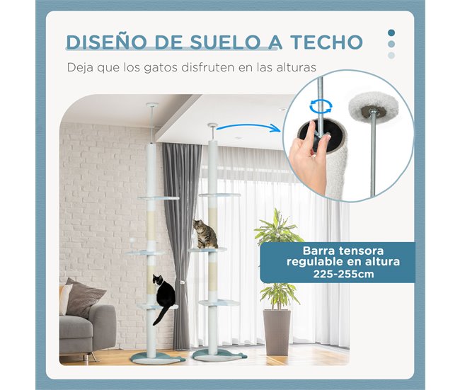 Arranhador para Gatos Branco