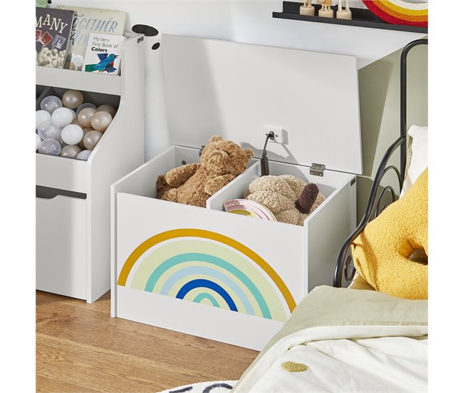 Organizador de brinquedos multifuncional SoBuy KMB70-W Branco