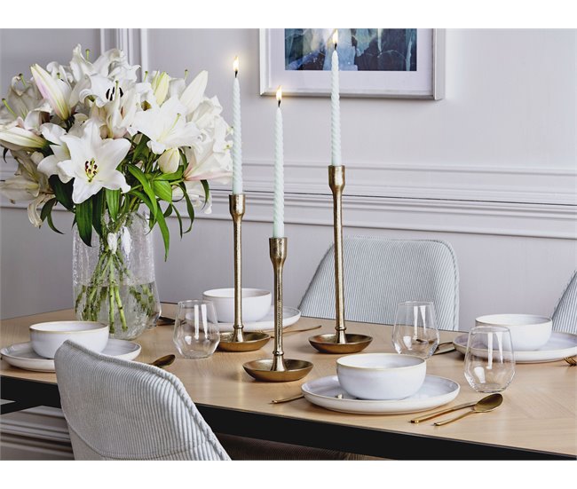 Beliani Candelabro LIWUNG Dourado