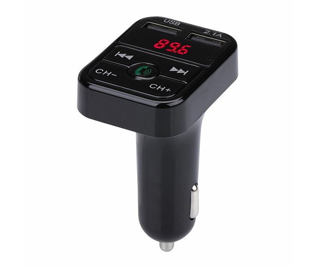 Reprodutor MP3 e Transmissor FM Bluetooth para Auto Multicor