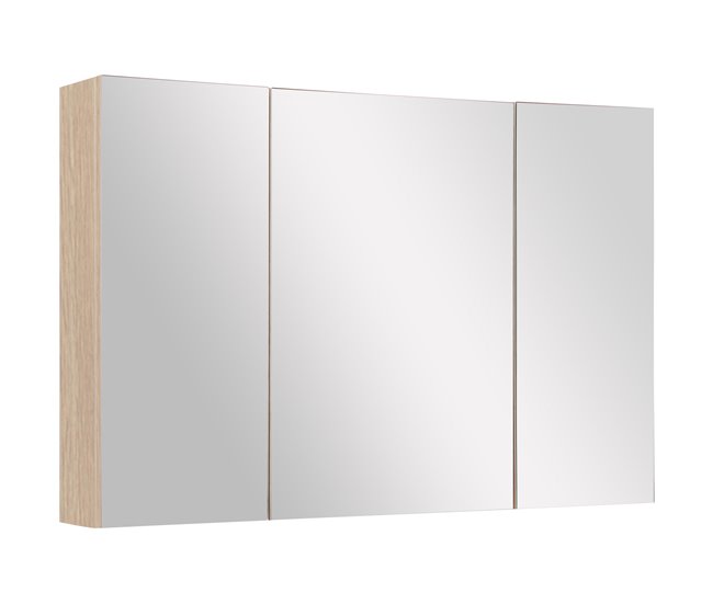 Armário Casa de Banho Melamina de Madeira kleankin Castanho