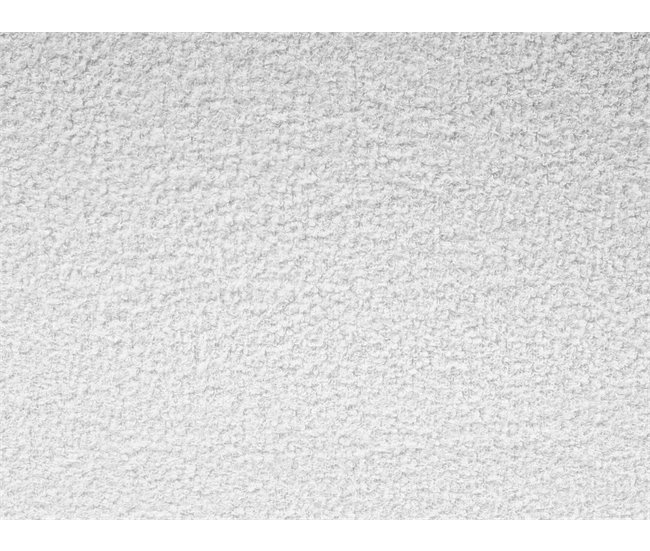 Beliani Cama com estrado Bouclé VALOGNES 172x220 Branco