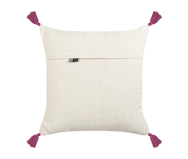 Beliani Almofada decorativa RAIGANJ Multicor