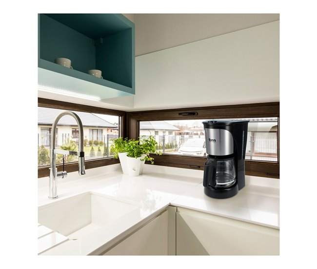 Máquina de Café de Filtro Preto / Cinza