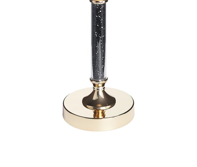Beliani Candelabro ABBEVILLE Preto/ Dourado