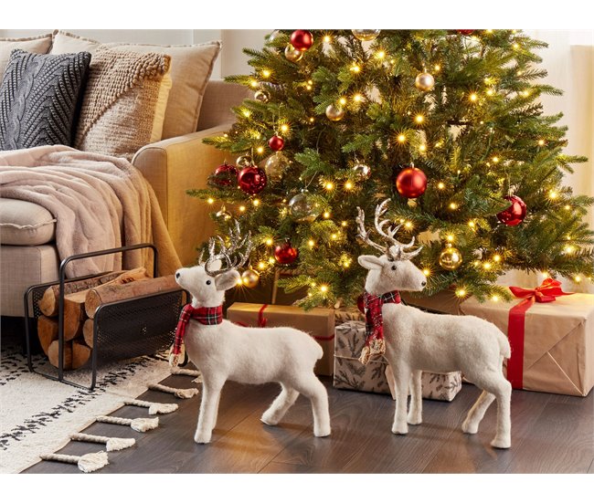 Beliani Acessório decorativo MUSTOLA Branco