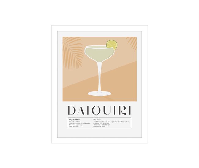Pintura arte deco DAIQUIRI 24x30cm marca MARCOMUEBLE Multicor