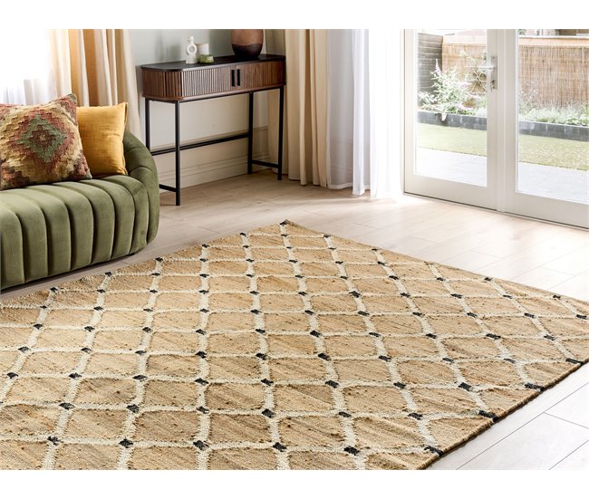 Beliani Entrelaçado KALEKOY 200x300 Bege