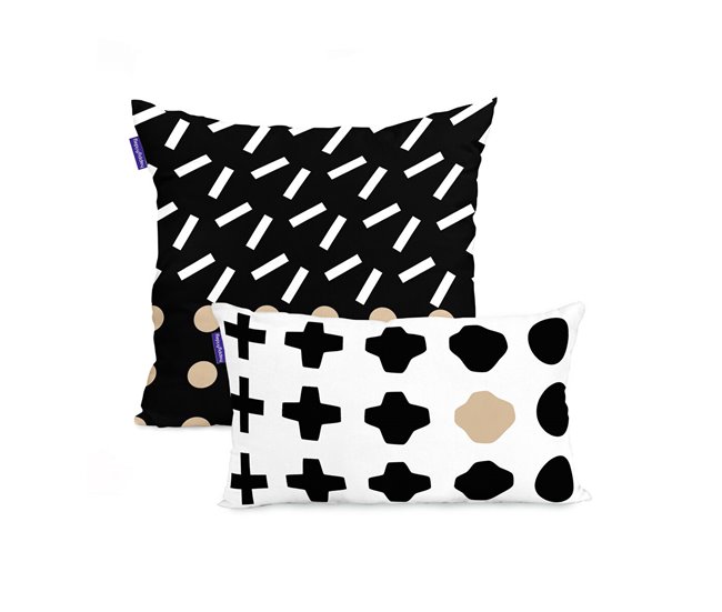 Capa de travesseiro Blanc Blush sand Multicor