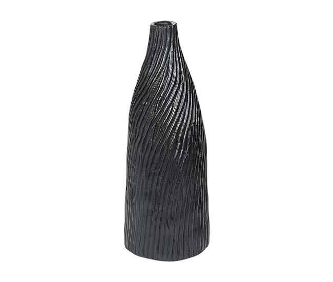 Beliani Jarro decorativo FLORENTIA Preto