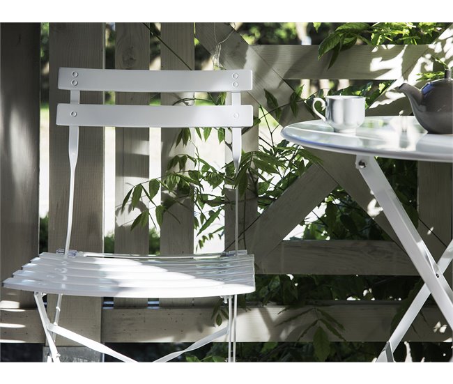Beliani Conjunto de balcón FIORI Branco