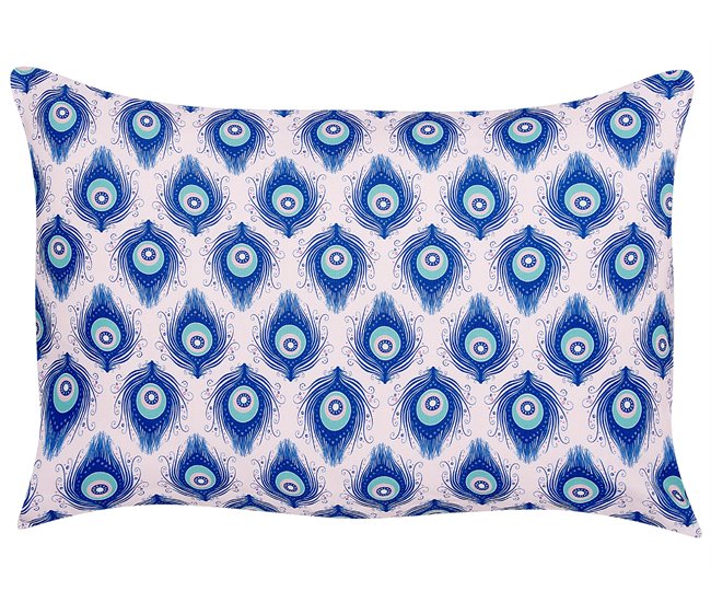 Beliani Almofada de jardim CERIANA 40x60 Azul