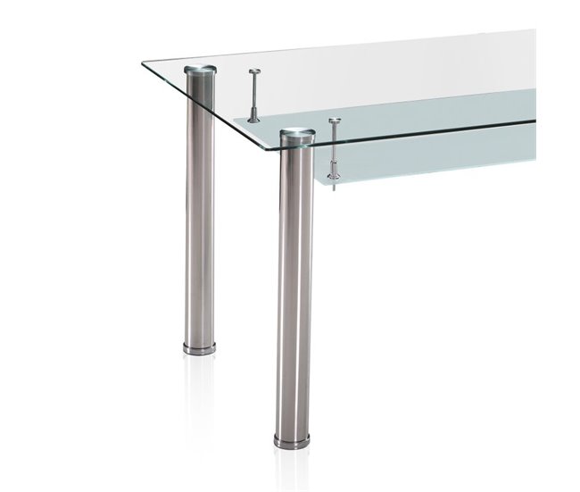 Mesa de jantar Tyra 80x140 Cinza