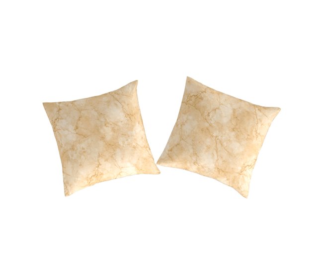 2 Frondas para almofada 100% algodão percal MACALE 65x65 Amarelo