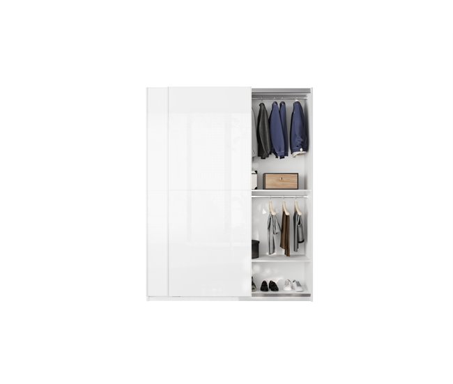 Roupeiro SWING portas deslizantes branco Branco