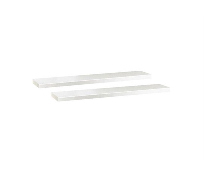Set 2 prateleiras DUNE branco 105x22x5cm Branco