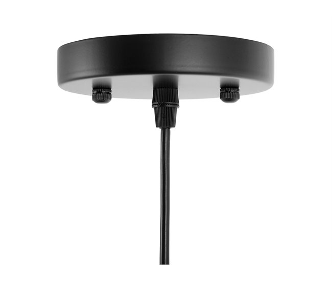 Beliani Candeeiro de tecto CARDENER Preto